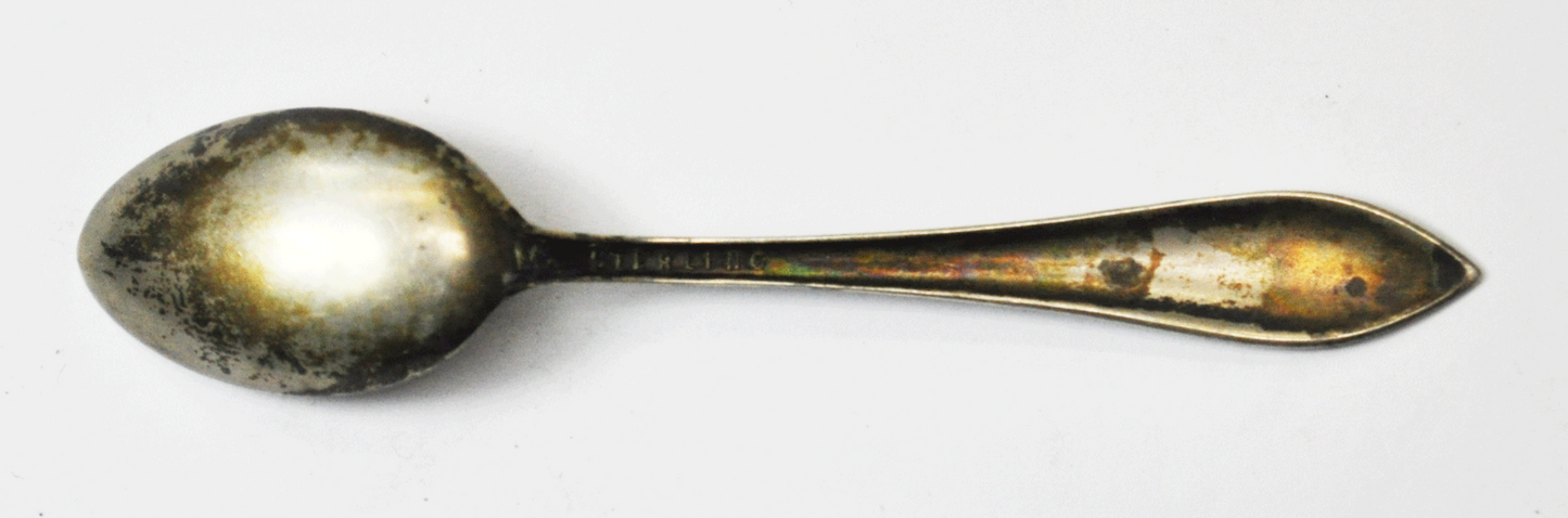 Antique HH Tammen Curio Colorado Seal Souvenir Demitasse Spoon 3.75" Denver