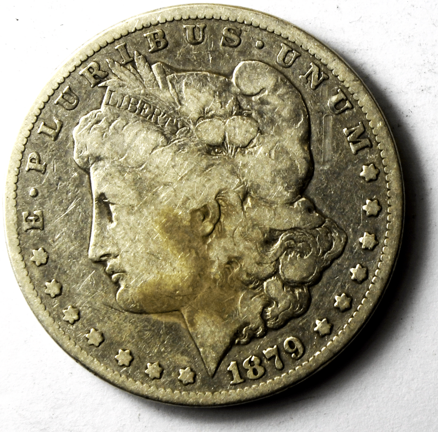 1879 S $1 Morgan Silver One Dollar US Coin San Francisco 78 Reverse Top 100