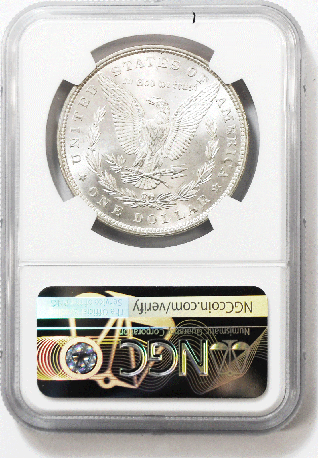 1880 $1 Morgan Silver Dollar MS62 NGC Uncirculated Philadelphia