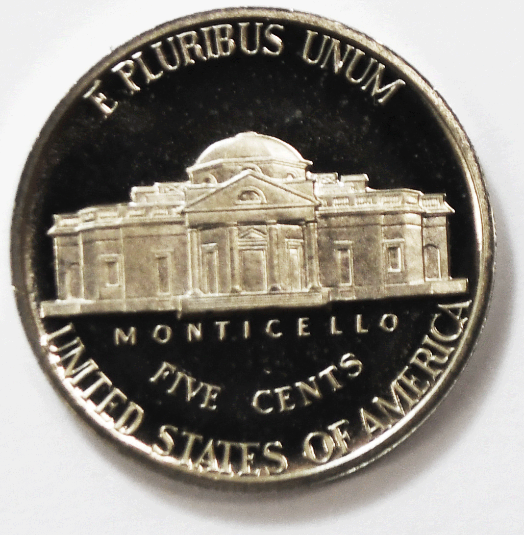 1977 S 5c Jefferson Proof Nickel Five Cents Uncirculated From Proof Set