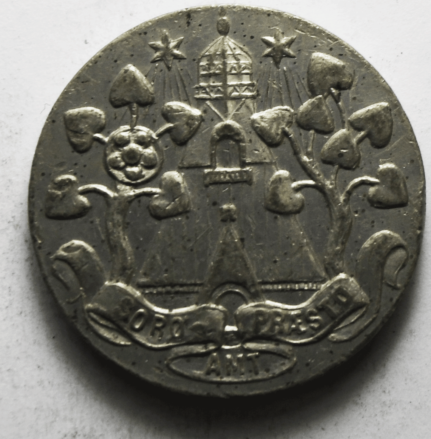 1906 Denmark Haslev Amtsudstillingen County Fair Token 31mm