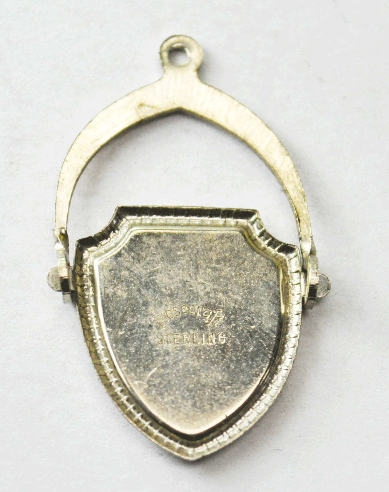 Vintage Sterling Rosecraft American Freedom Train Charm 32mm x 20mm Spinner