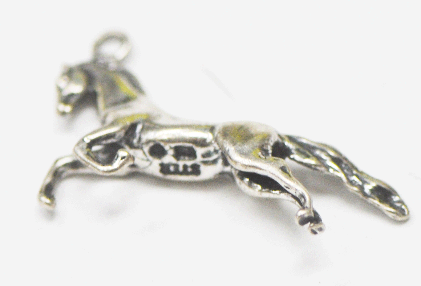 Sterling Silver Wheeler Lemmon Horse Charm 27mm