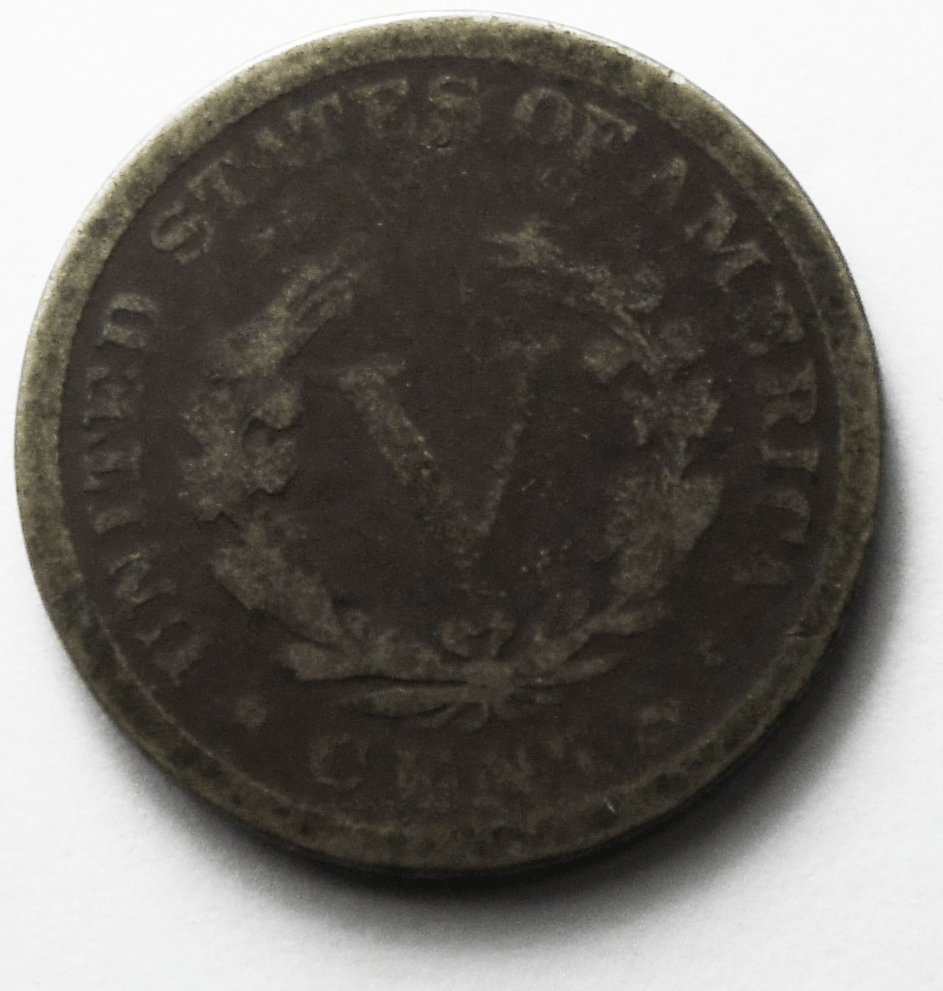 1884 5c V Liberty Nickel Five Cents Rare US Philadelphia