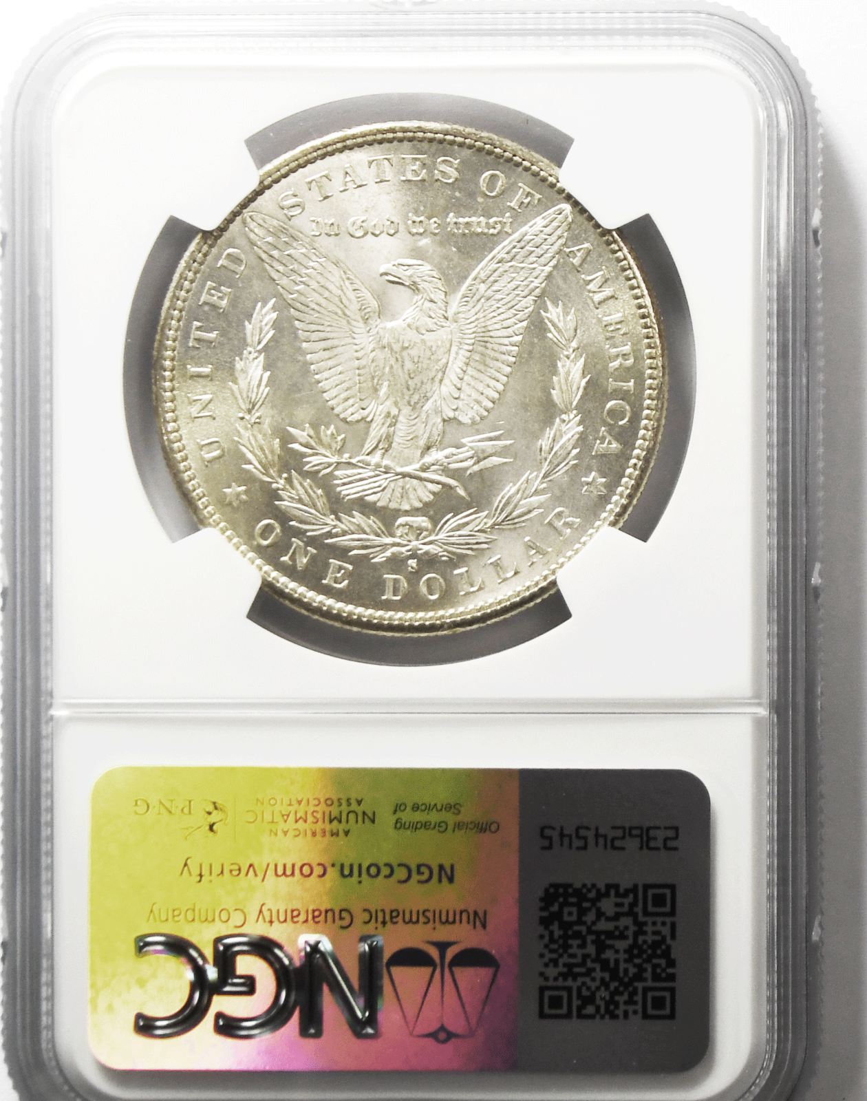 1880 S $1 Morgan Silver Dollar MS63 NGC San Francisco