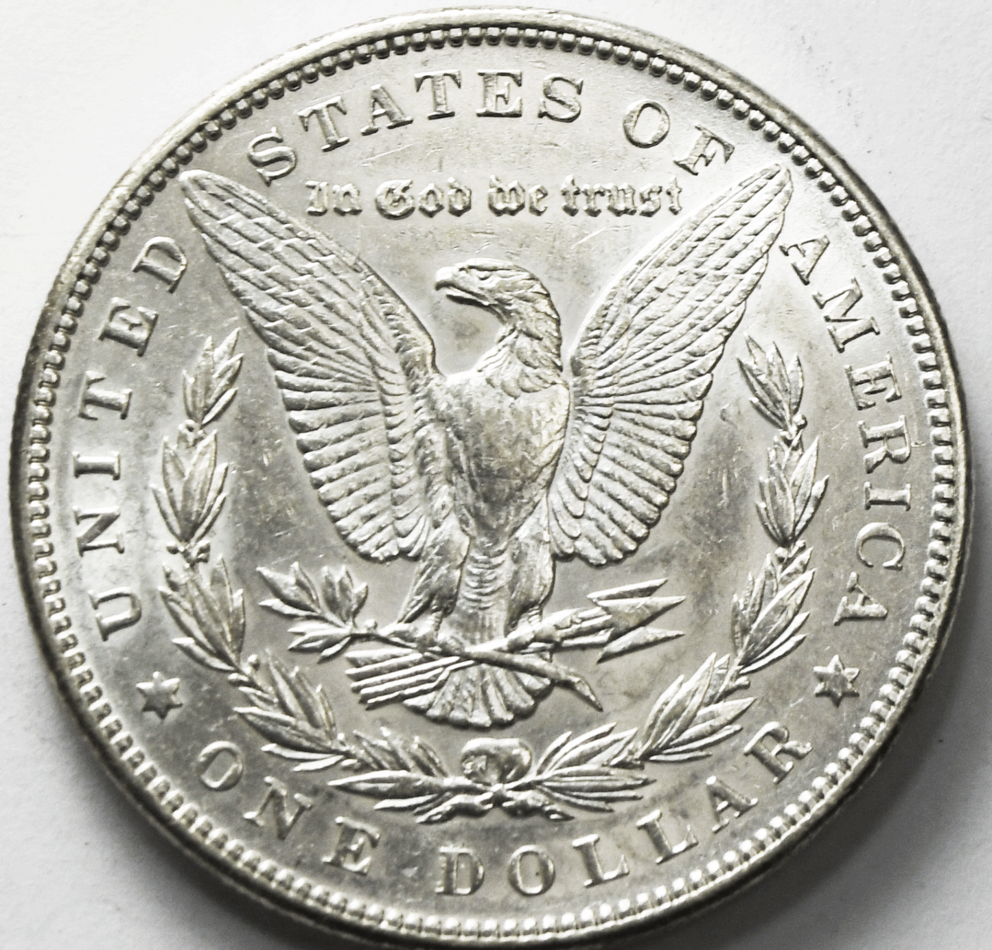 1889 $1 Morgan Silver One Dollar VAM 5B Pitted Reverse Hitlist 40 AU