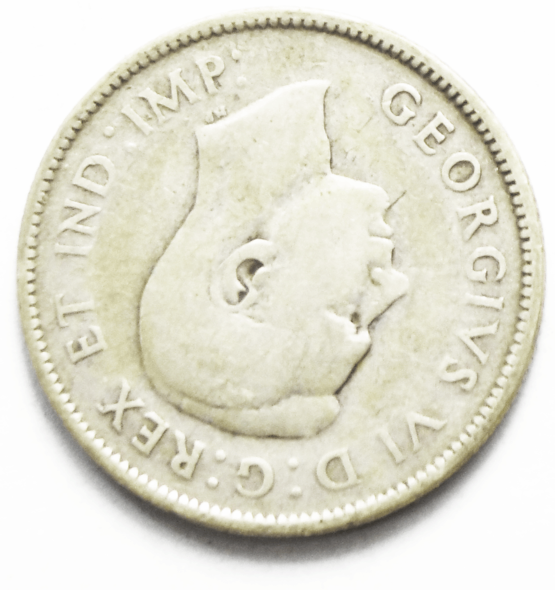 1947 Maple Leaf Canada 25c Twenty Five Cents Silver Quarter KM# 35