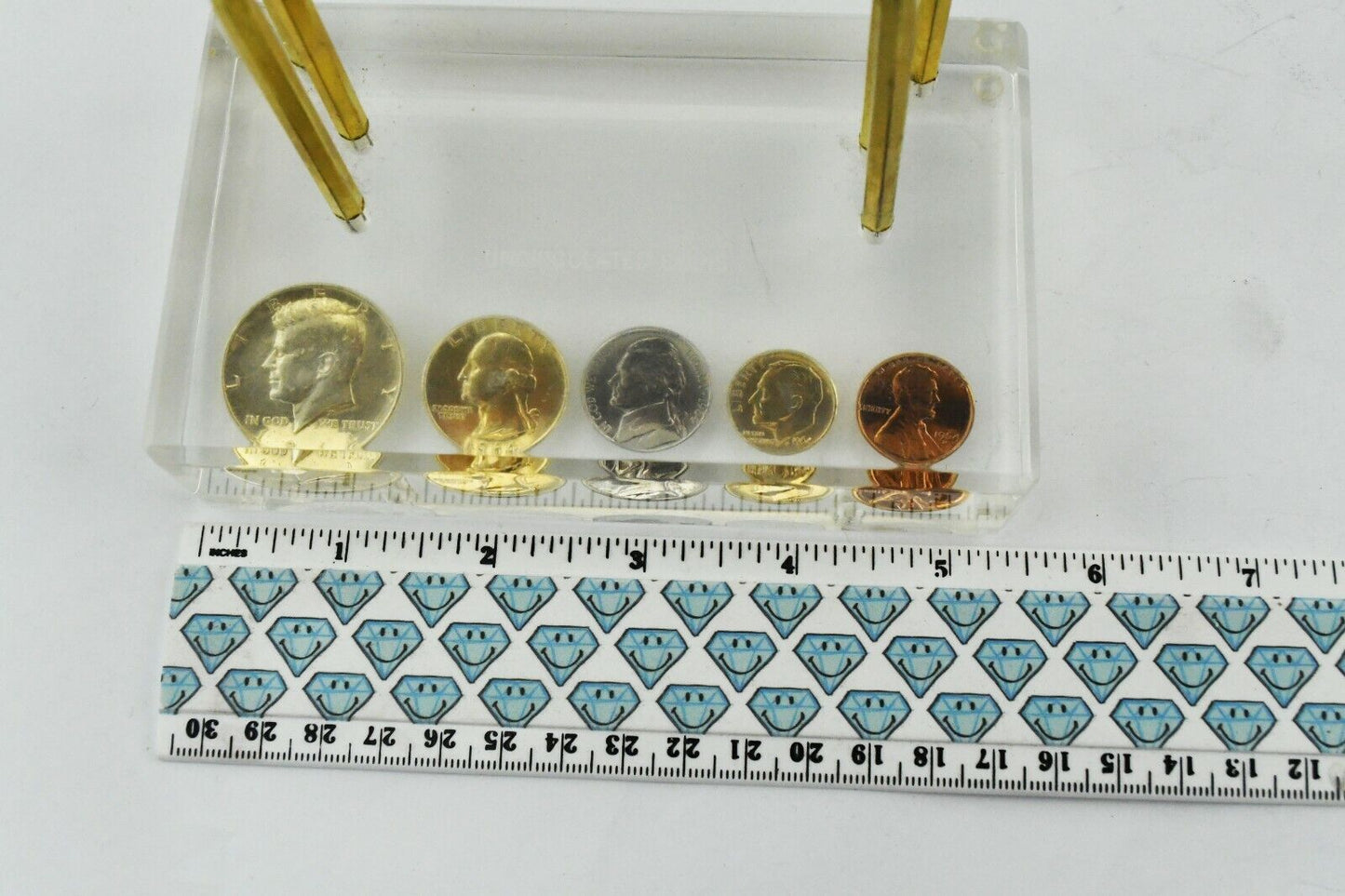 Vintage 1960's Paperweight Letter Holder
