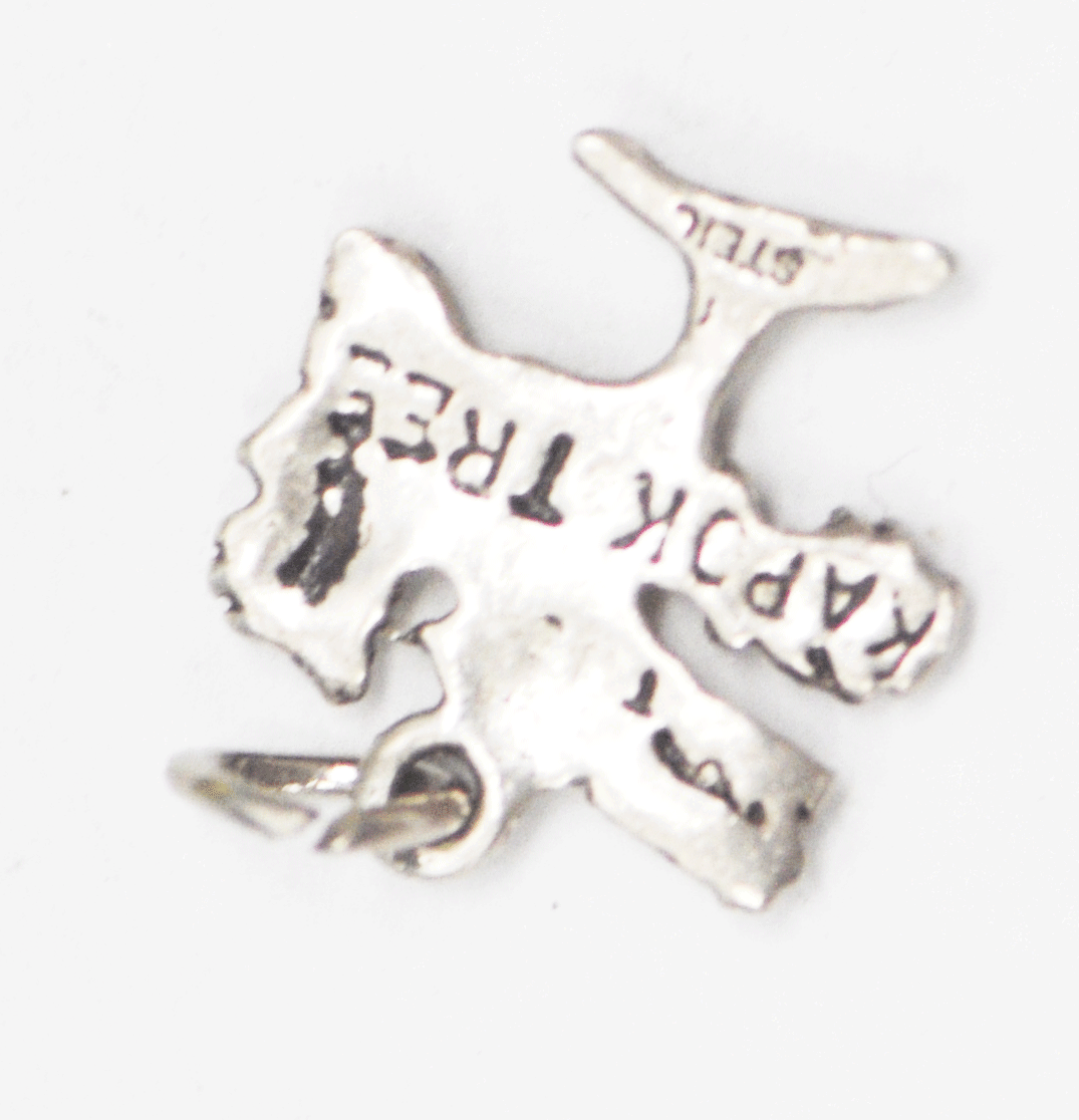 Sterling Silver Kapok Tree Charm 15mm
