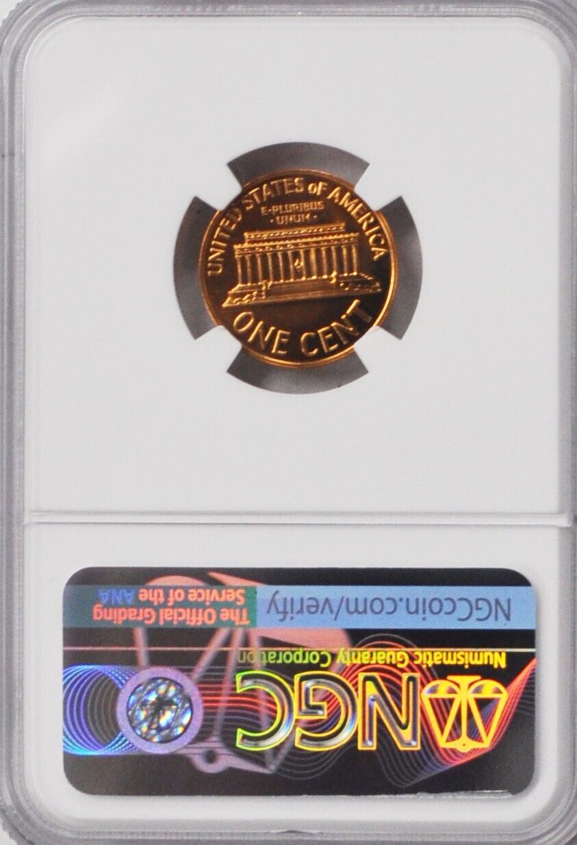 1960 1c Proof Lincoln Memorial Cent One Penny NGC PF68 RD Gem Large Date