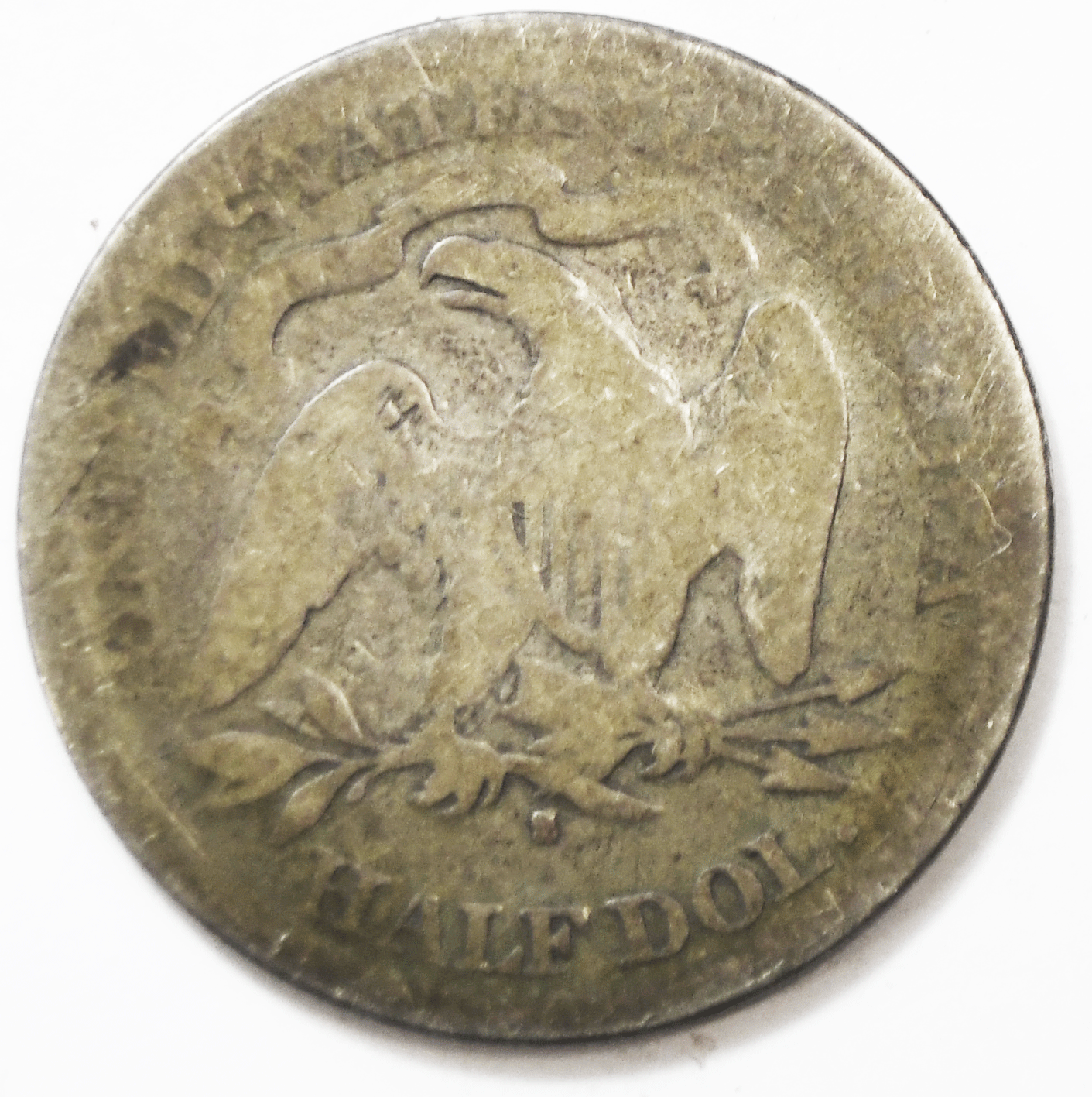 1877 S 50c Seated Liberty Silver Half Dollar San Francisco