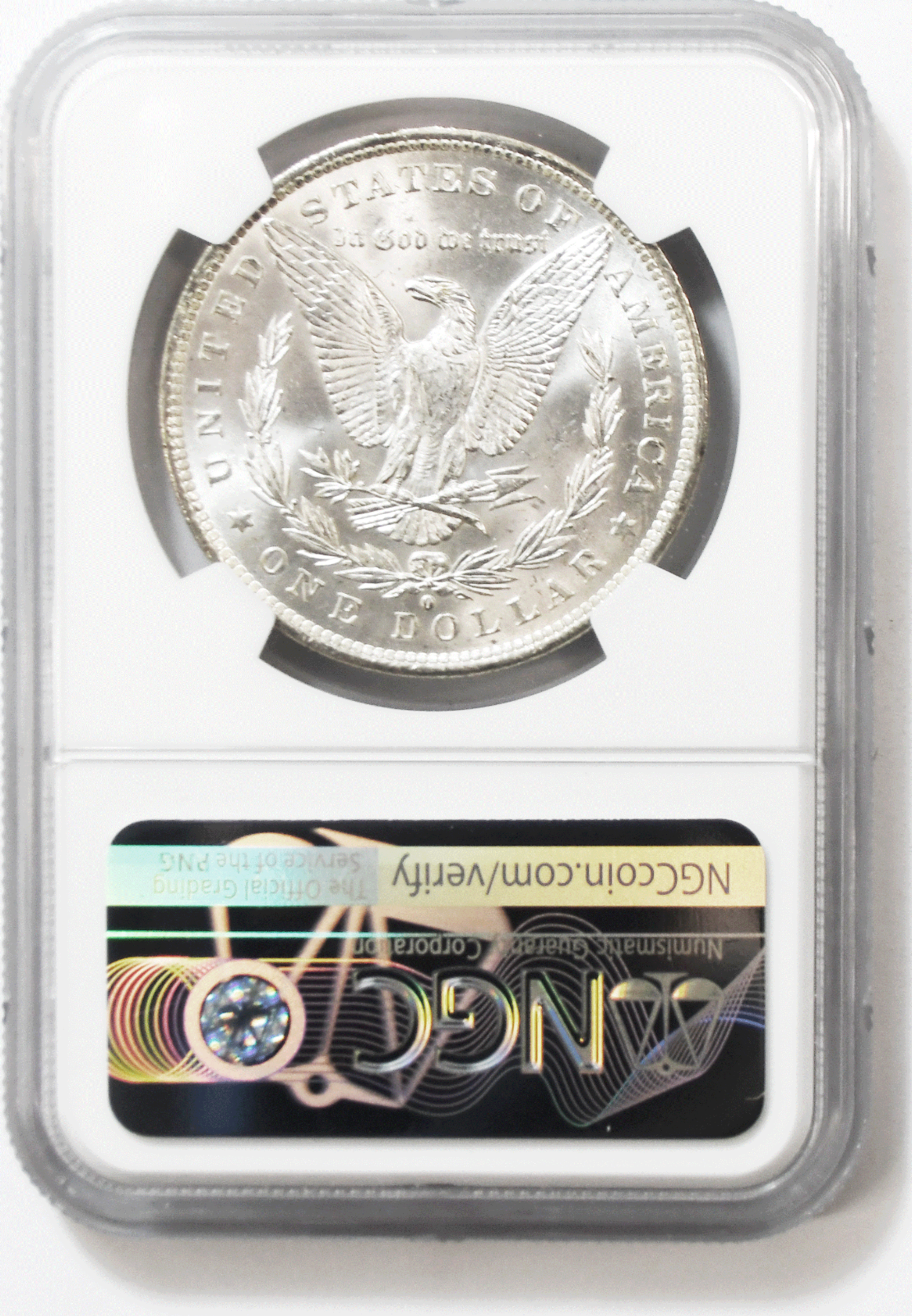 1884 O $1 Morgan Silver Dollar MS62 NGC New Orleans Uncirculated
