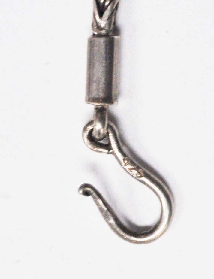 Sterling Silver Bali 2.5mm Byzantine Necklace 28" 30.6g