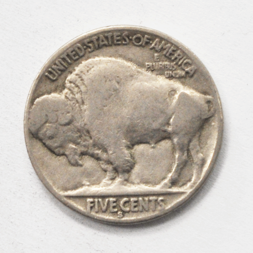 1931 S 5c Buffalo Nickel Five Cents Rare San Francisco