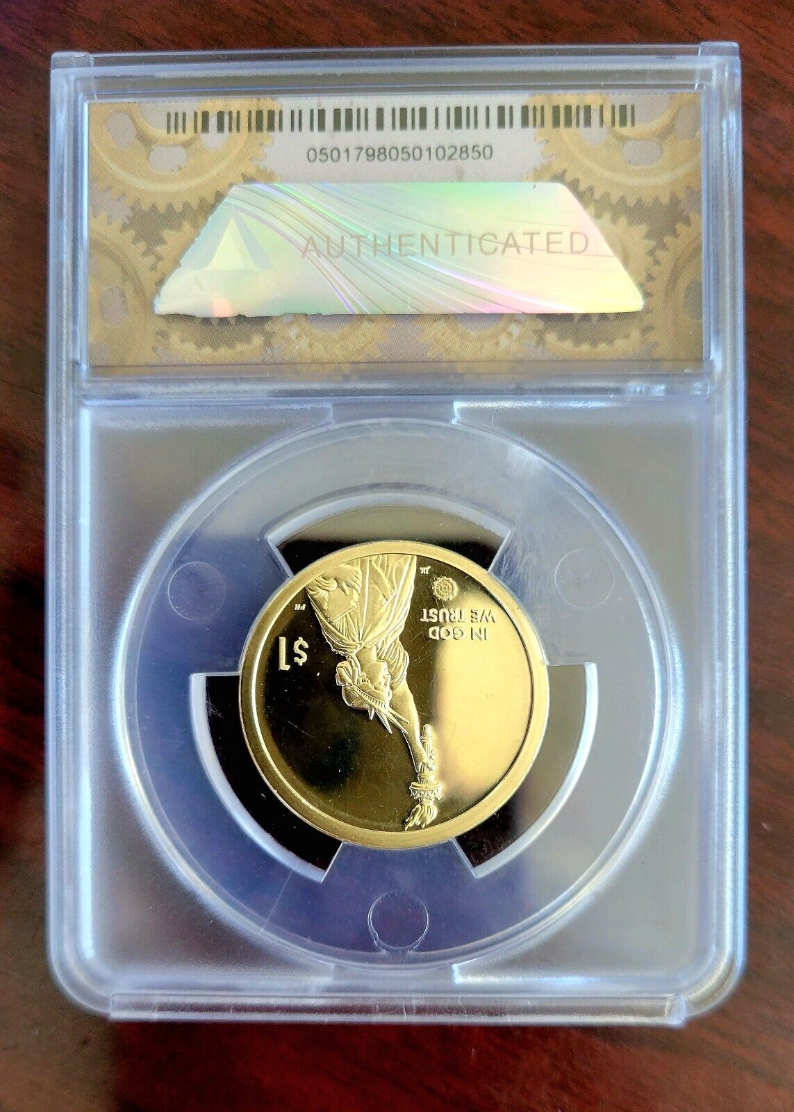 2019 S American Innovation Dollar Jersey PR70 ANACS First Strike Light Bulb