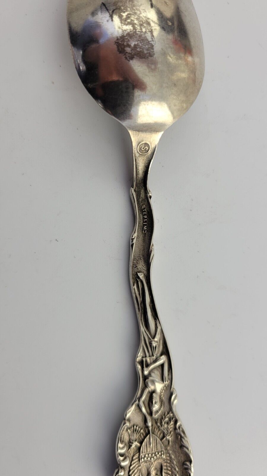 Wichita Kansas Sterling Silver 5 5/8" Souvenir Spoon .72oz. City Hall