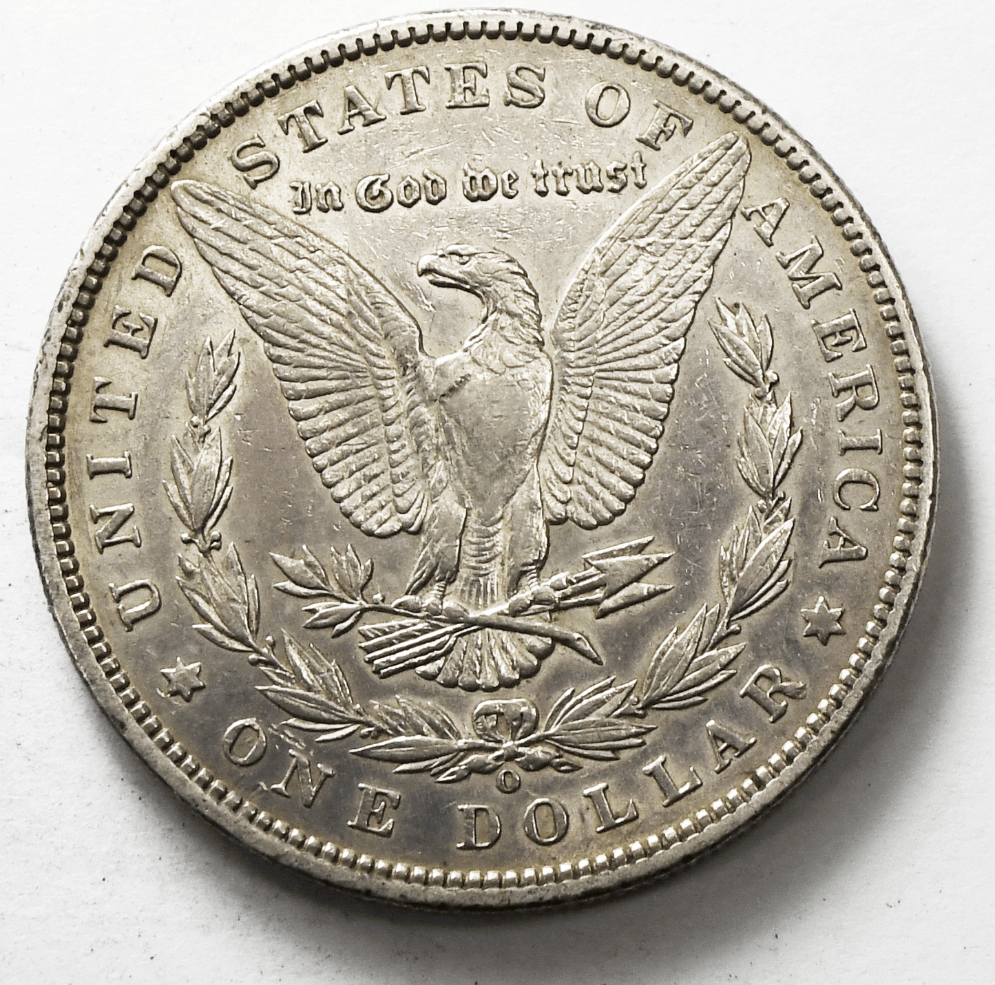 1897 O $1 Morgan Silver One Dollar New Orleans AU
