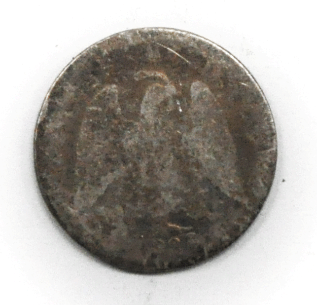 1886 Zs Z Mexico Second Republic Five 5 Centavos KM# 398.10 Silver Coin