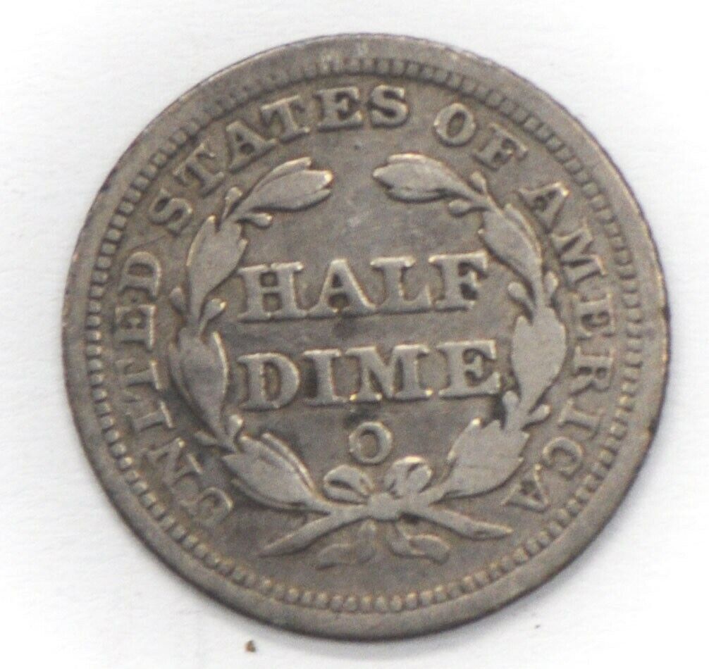1853 O Arrows H10c Seated Liberty Silver Half Dime New Orleans