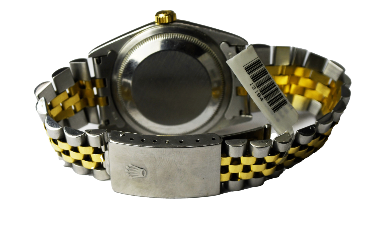 1996 Men's Rolex Datejust 16233 White Stick Dial 36mm 18k Jubilee Band 3135