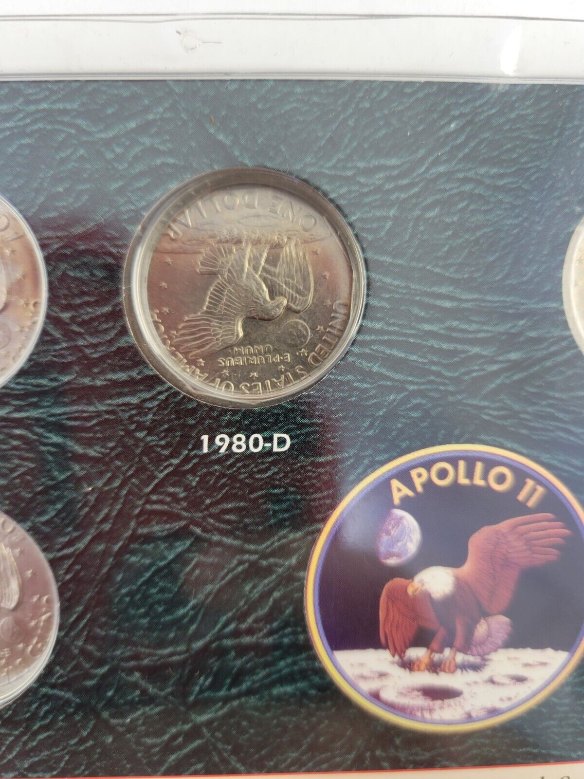Susan B Anthony Dollar Set 1979 & 1980 Apollo 11 Littleton