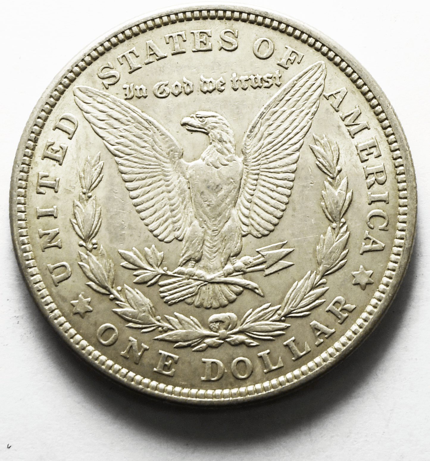 1921 $1 Morgan Silver One Dollar US Coin Philadelphia VAM 26 AU