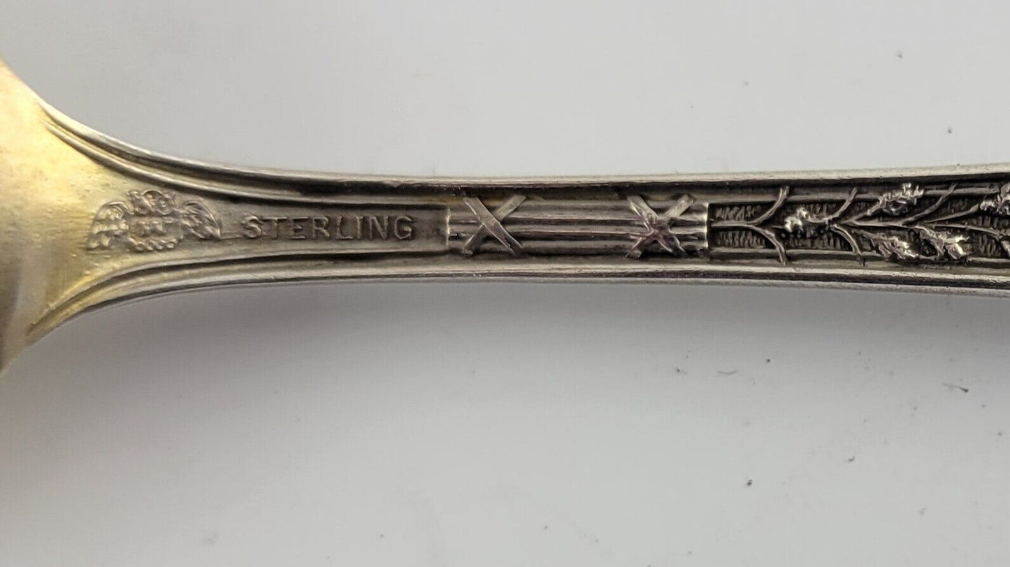 New Union Station Wichita Kansas Sterling Silver 5 1/2" Souvenir Spoon .61oz.