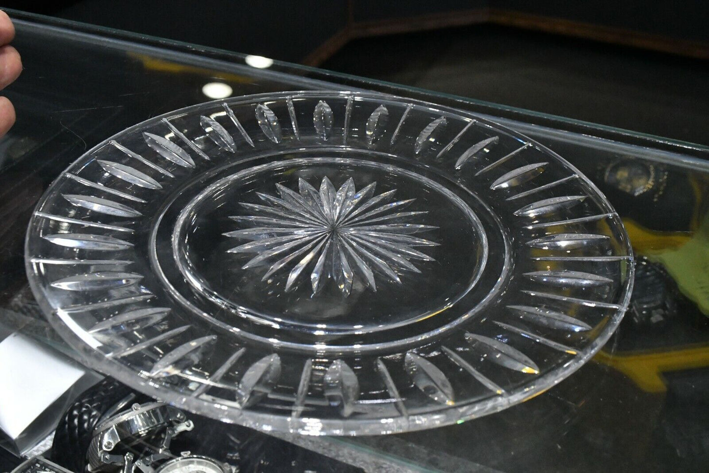 Hampshire by Stuart 8 1/2" Crystal Glass Luncheon Bread Plate