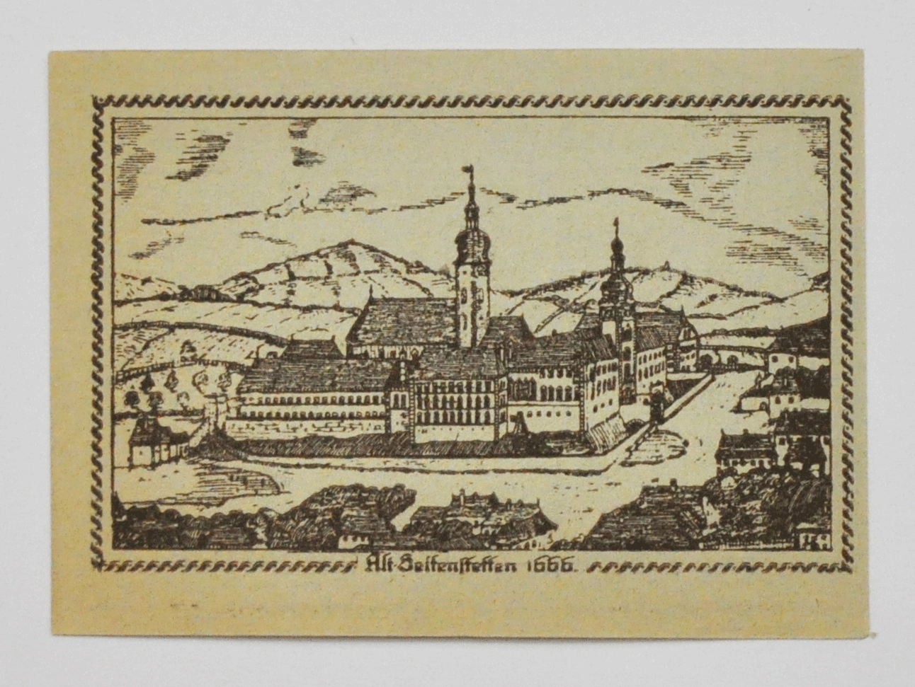 1920 20 Twenty Heller Austria Notgeld Banknote Seitenstetten Uncirculated