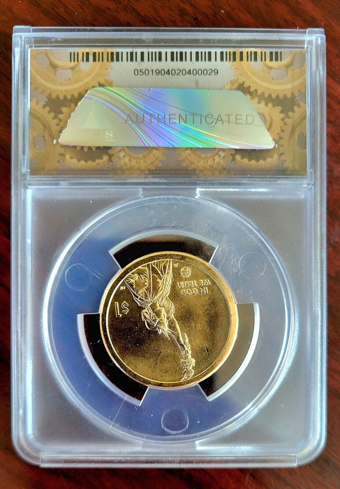 2020 P Innovation Dollar Massachusetts Telephone MS67 ANACS First Strike