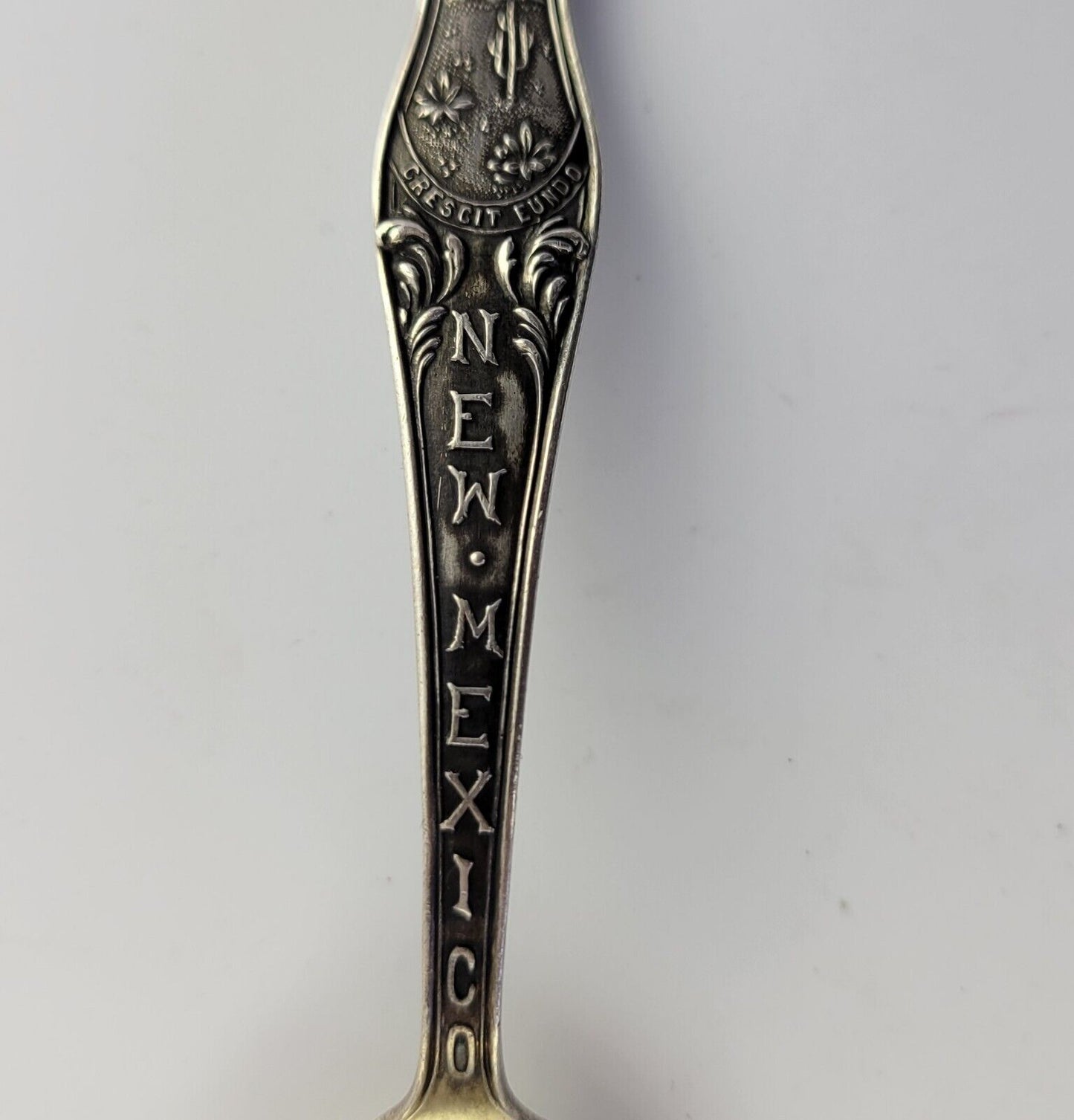 Taos New Mexico 5 1/8" Sterling Silver Souvenir Spoon .43oz. by Manchester