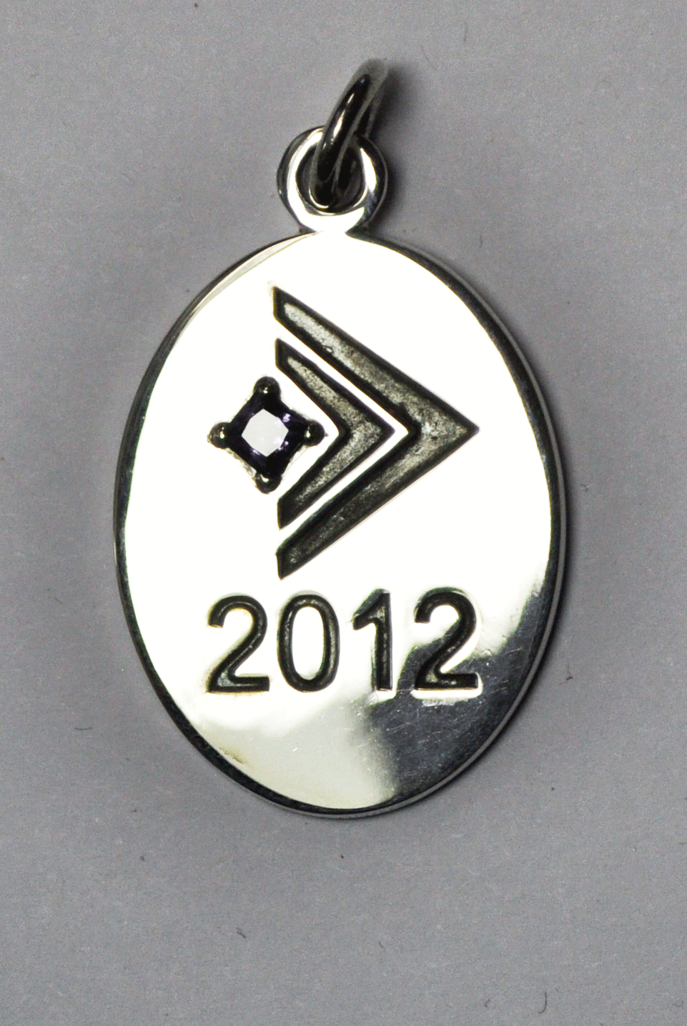 Sterling Silver Silpada Designs 2012 Oval Manager & Director Forum Pendant 35mm