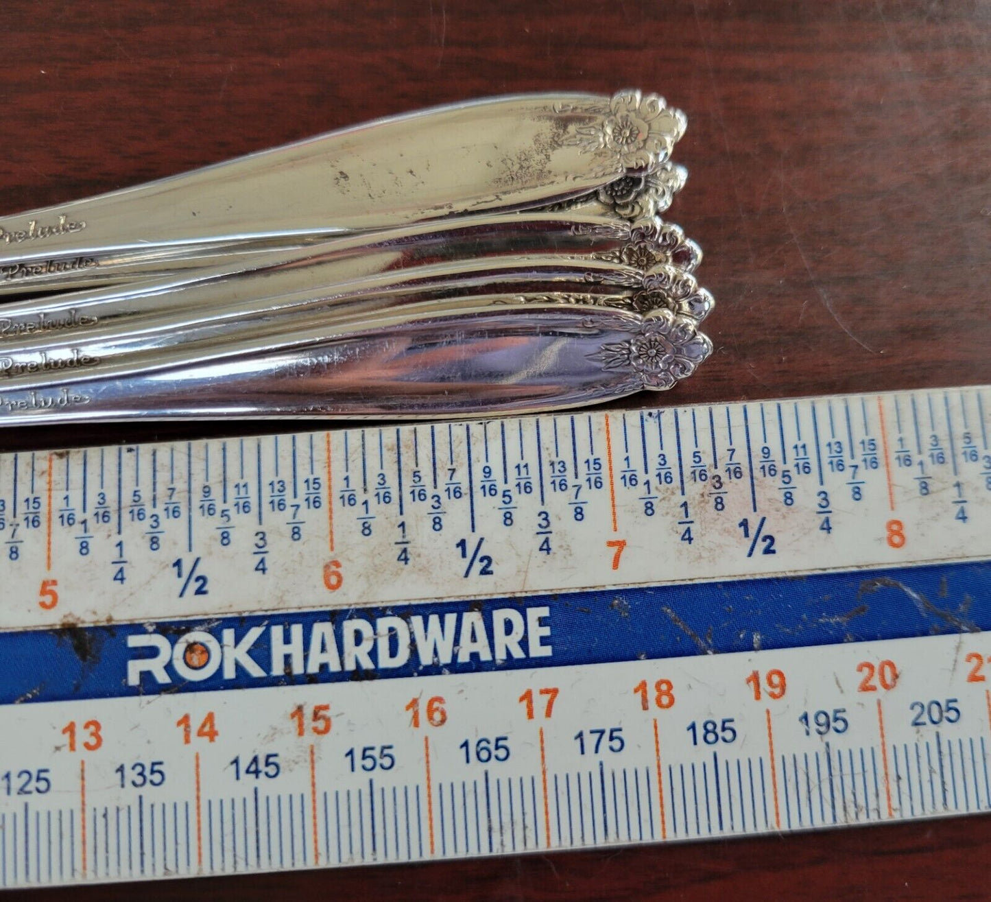 Prelude by International Sterling Silver 7 3/8" Long Iced Tea Spoon Set of 5