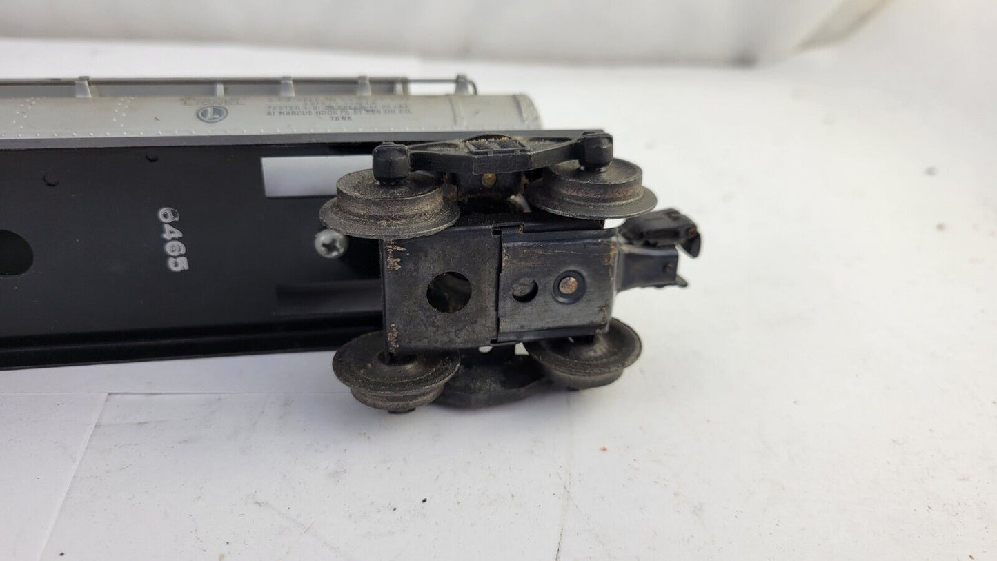 Lionel 6465 Sunoco 2 Dome Oil Tank Car Postwar Train w/Original Box Gauge O