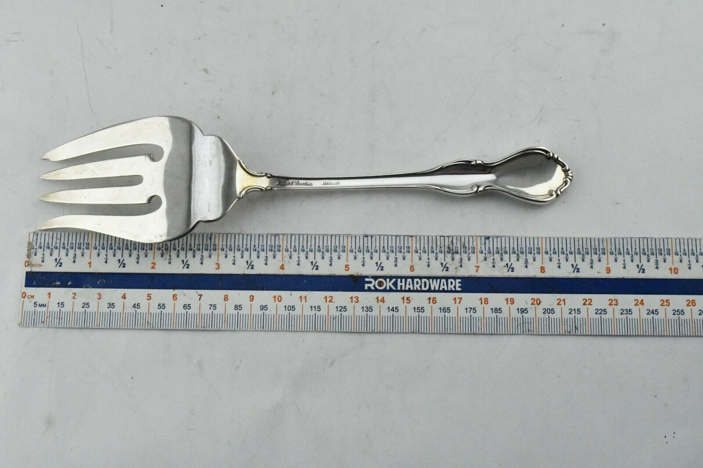 Hampton Court by Reed & Barton Sterling Silver 8 1/2" Cold Meat Serving Fork 2.6