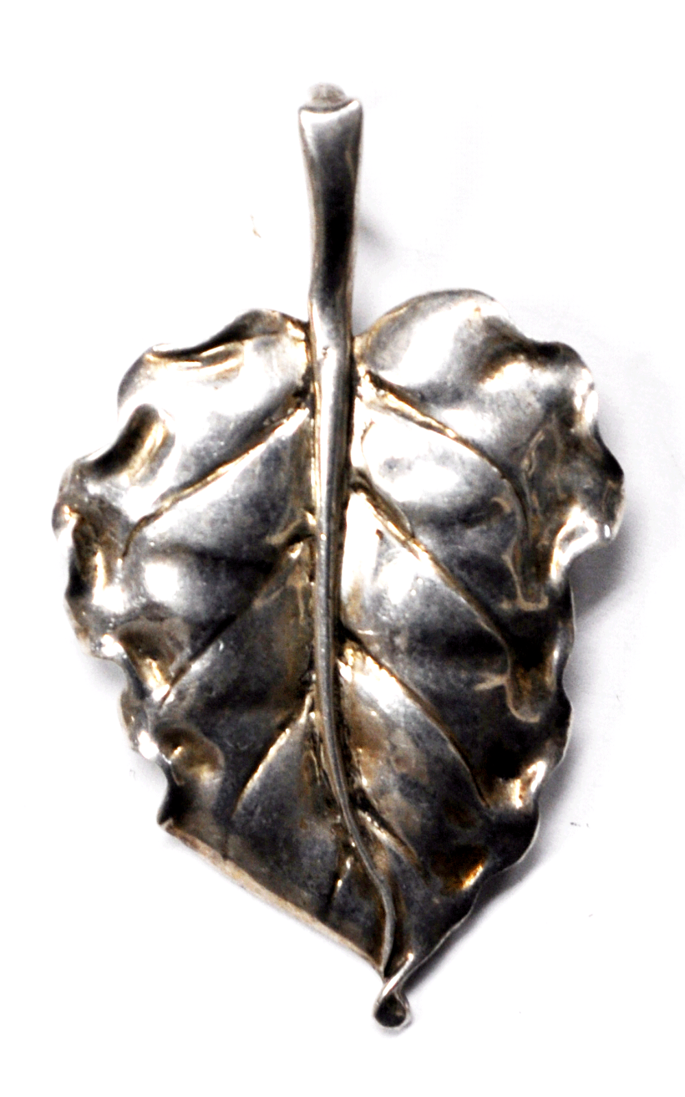 Sterling Silver GSX Leaf 10mm Bale Pendant 72mm x 43mm