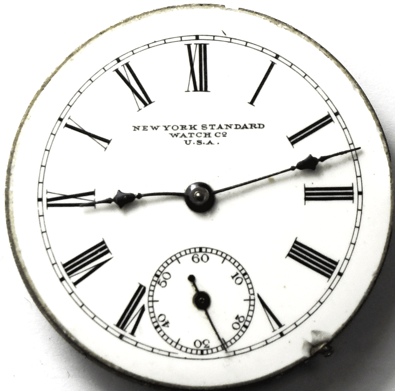 New York Standard Size 6 LS Pocket Watch Grade 44
