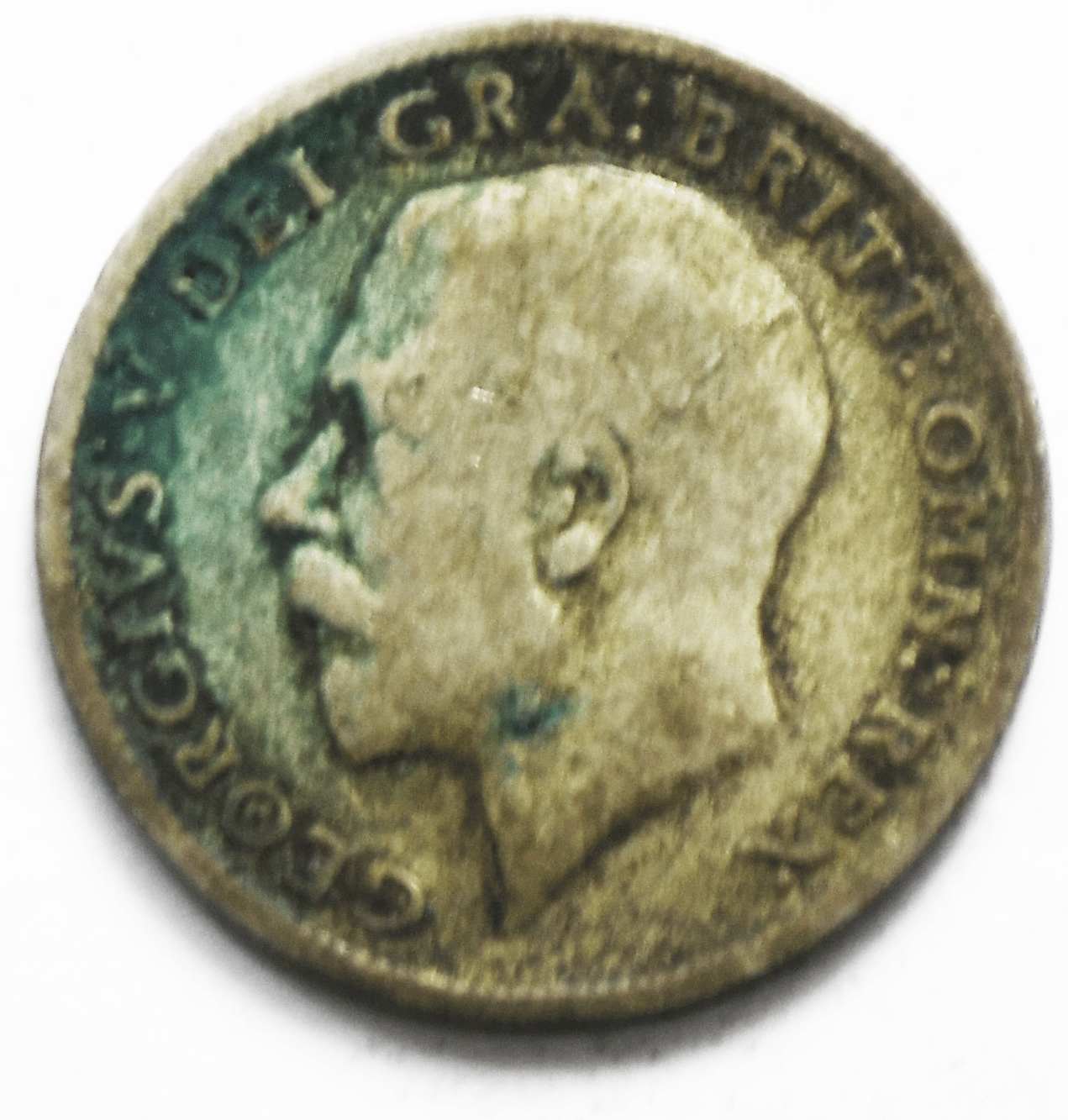 1922 Great Britain 6 Six Pence KM# 815a.1 Silver Coin