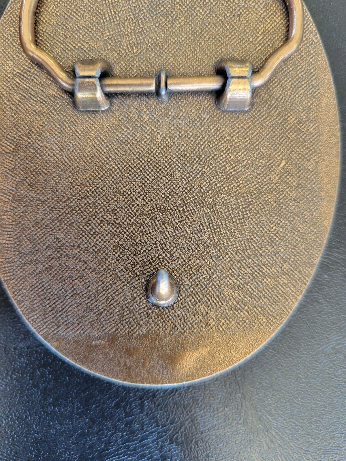 USA Military Veteren World War 2 WWII Vietnam Belt Buckle, Brass Tone