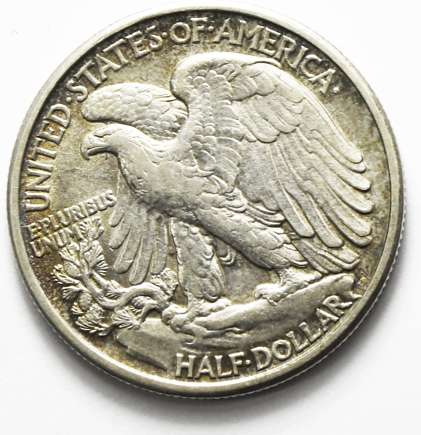 1917 50c Walking Liberty Silver Half Dollar Fifty Cents Philadelphia AU