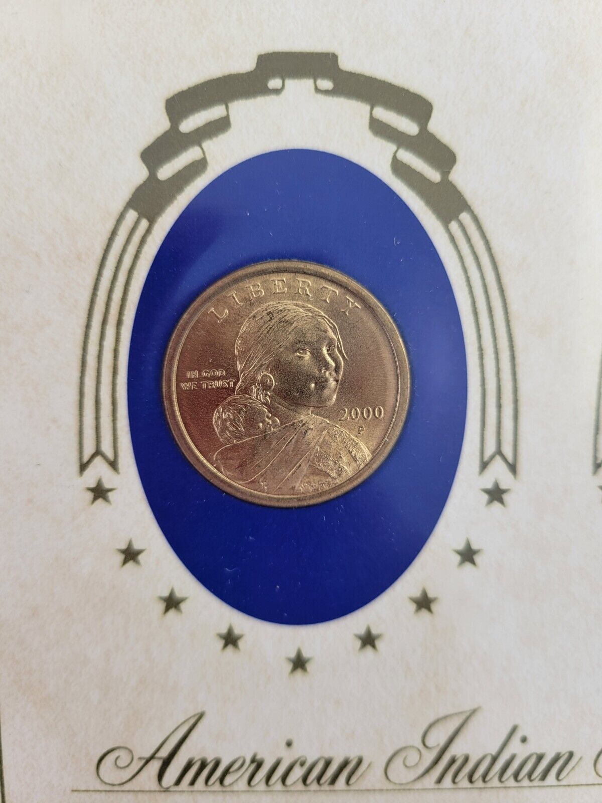 US Commemorative Fine Art Gallery American Indian Head Coins Set
