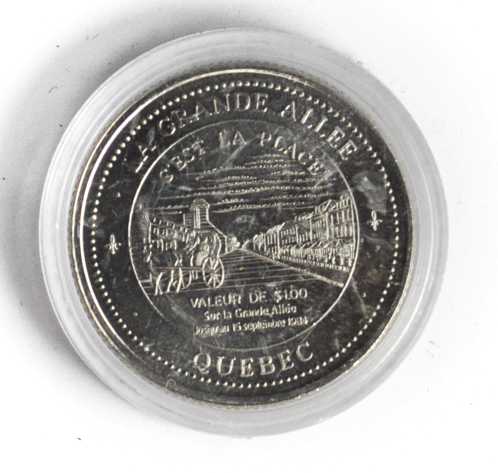1984 Canada $1 Trade Token Les Grands Voiliers Le Grande Allee Quebec