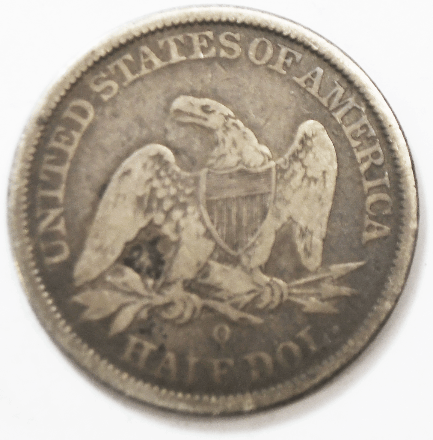 1843 O 50c Seated Liberty Silver Half Dollar Fifty Cents New Orleans