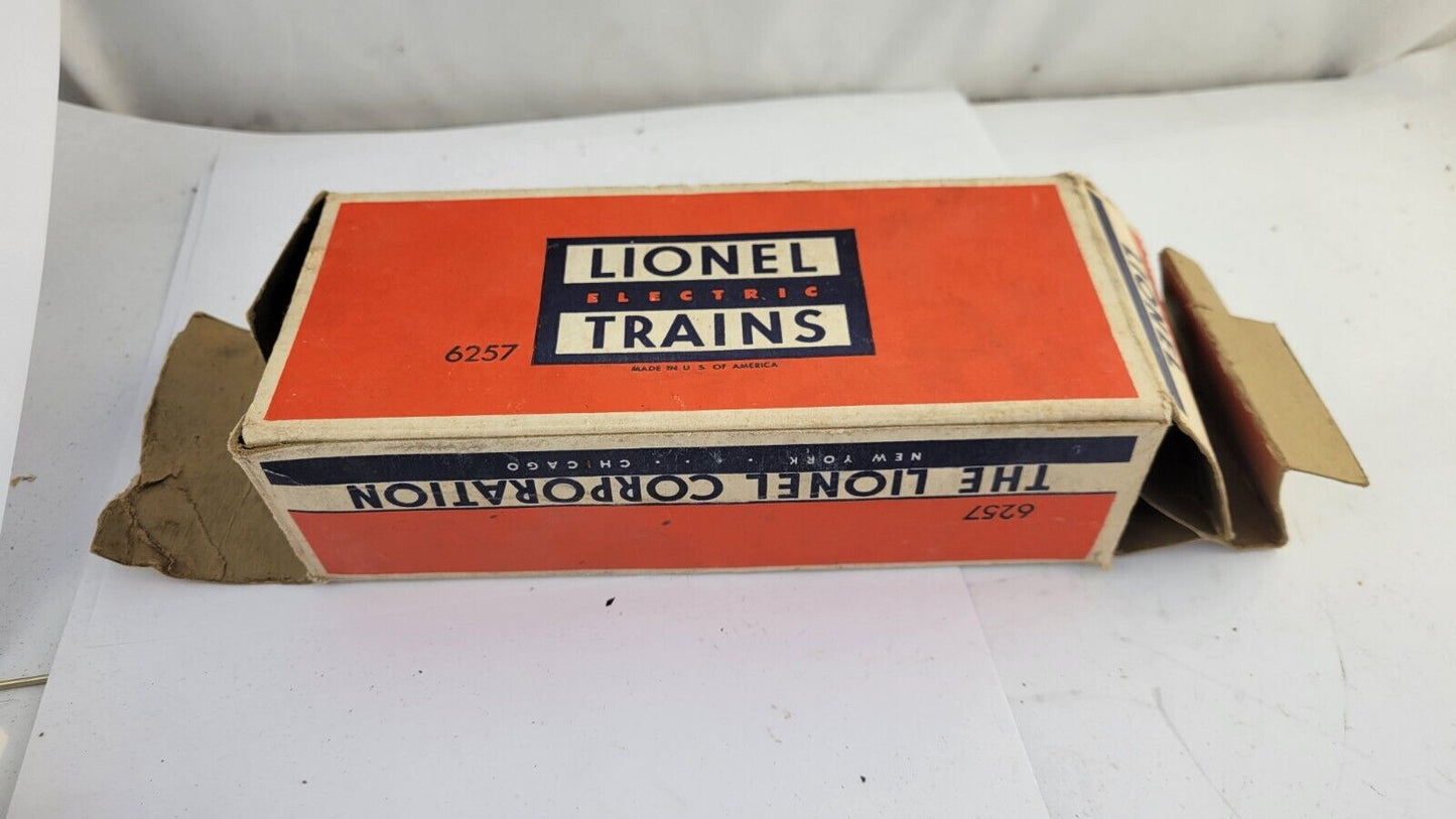 Vintage Lionel O Lines Red SP Caboose 6257 w/Original Box