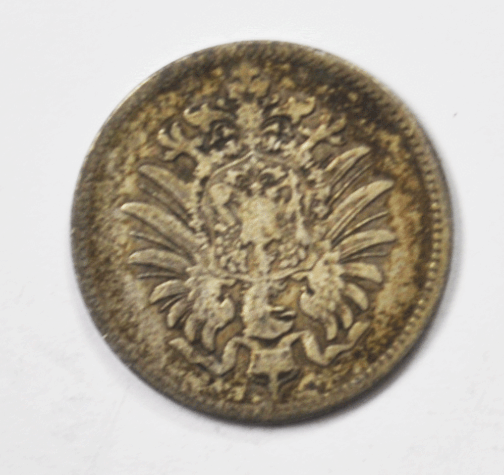 1875 H Germany Empire Silver One Mark Coin KM#7