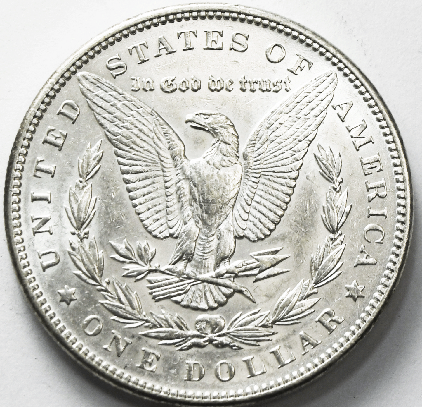 1889 $1 Morgan Silver One Dollar VAM 5B Pitted Reverse Hitlist 40 AU