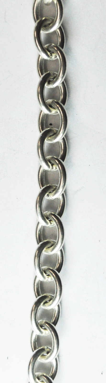 Sterling Silver Judith Ripka 8mm Link Necklace 18" Toggle
