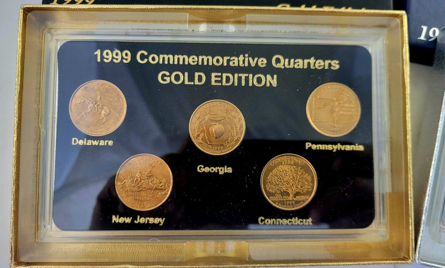 1999 50 States Commemorative Quarters Gold & Standard Edition Sets