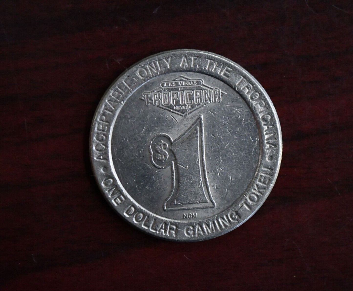 The Tropicana Island of Las Vegas Casino Dollar Token