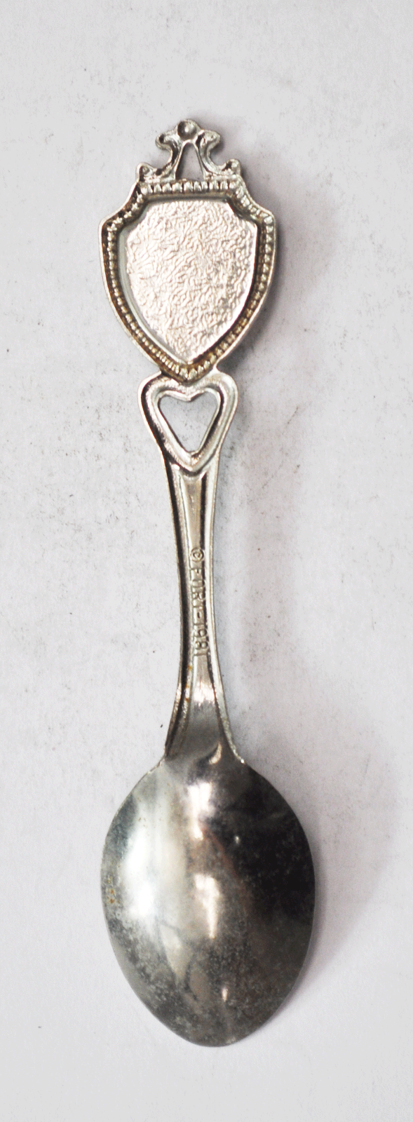 Silver Plated 1981 Fort Great Savannah Exposition Georgia Souvenir Spoon 3.5"